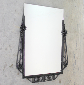 Espejo Art Decó en forja - espejo renovado
Francia
