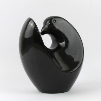 Escultura en mármol negro - 