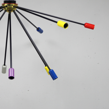 Lámpara sputnik de Lola Galanes para Odalisca Madrid - Metal lacado.
12 brazos.
E14.