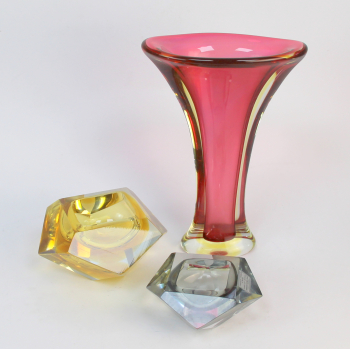 Vaciabolsillos en cristal de Murano. Mandruzzato - Italia